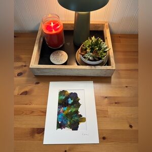 New Original Signed Artwork Alcohol Ink on Paper